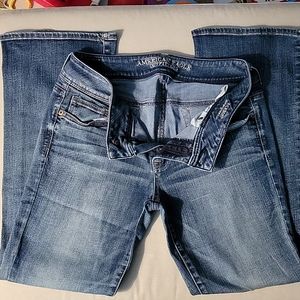 American eagle jeans kick boot super stretch